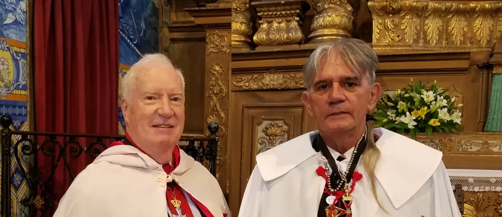 Grand Master Mangum and Grand Master Albino Neves