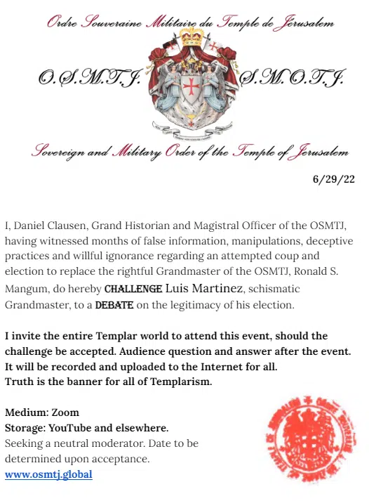 Luis Martinez Grandmaster Debate Challenge